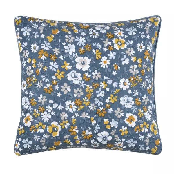 Coussin carré (40 cm) Apolline Bleu