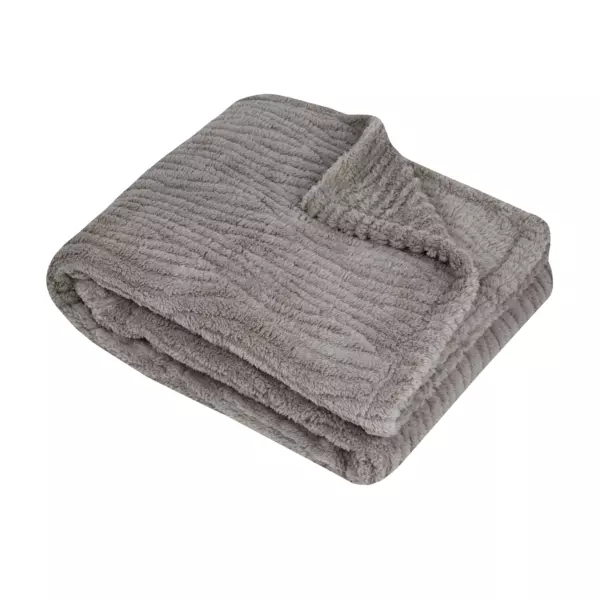 Fleece Plaid (160 cm) Columbia Beige