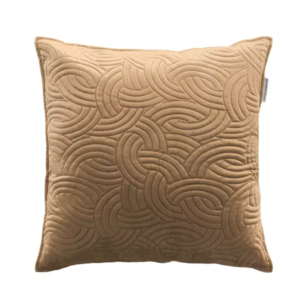 Vierkant kussenhoes velours (60 cm) Solange Taupe