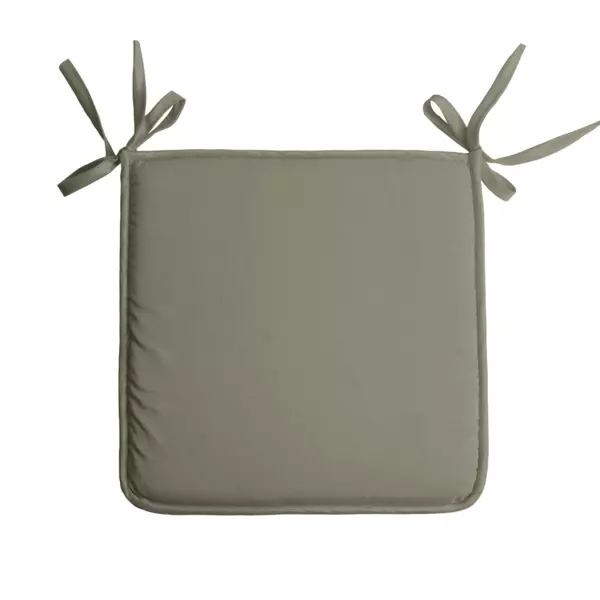 DESIGN - Surchemise zippée en sergé - Vert sauge