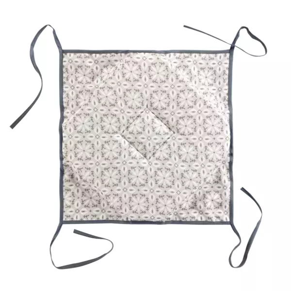 Cojín para silla cuadrada Eros Negro