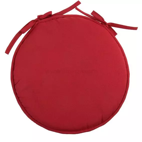 DG Catiee Cuscino rotondo antiscivolo per sedia spesso 5/8 cm, cuscino per sedia da interni rimovibile, per casa, cucina, ufficio, giardino (30 x 30 x 8 cm, blu navy