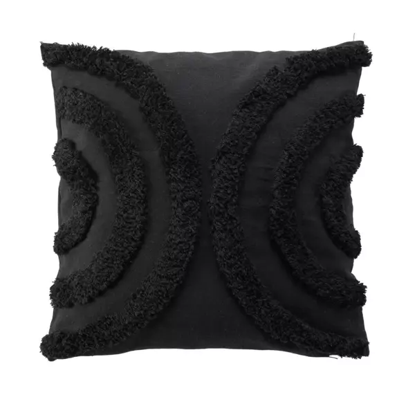 Kussen vierkant (40 cm) Zita Zwart 