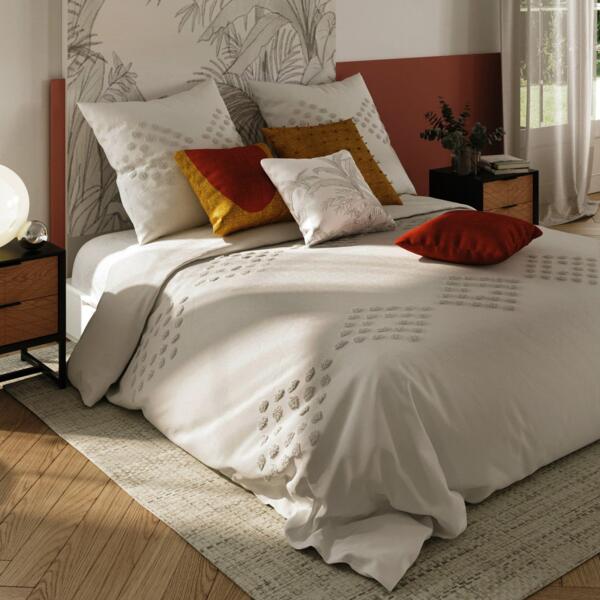 Achat Linge de lit batik 135x200 cm avec taie d'oreiller 80x80 en gros