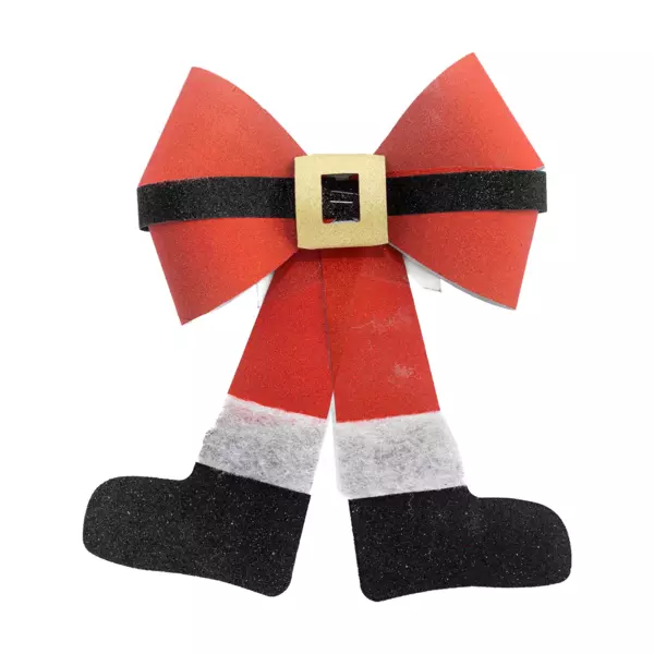 Grote Kerstman strik Rood