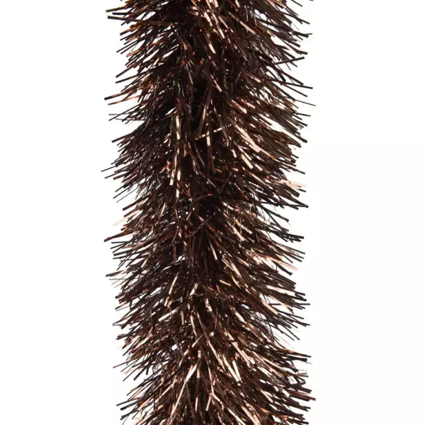 Guirnalda de Navidad (D10 cm) Luxe Alpine Café castaño