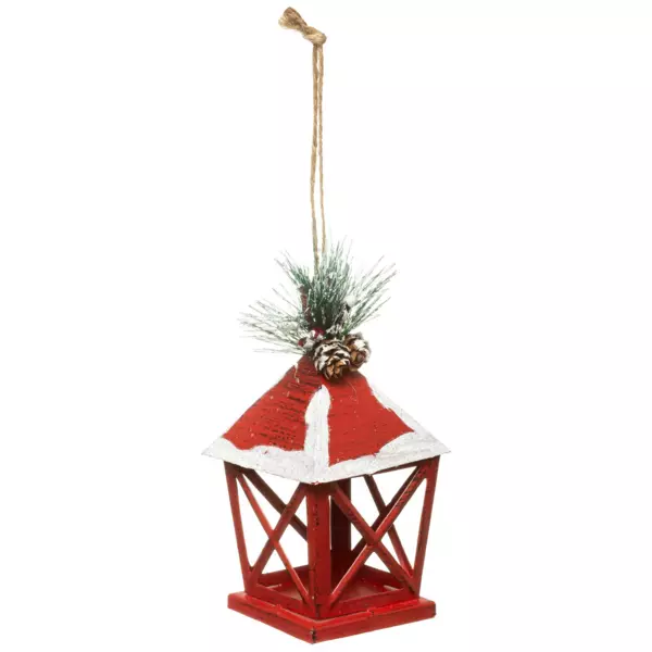 Lanterne de Navidad Rojo