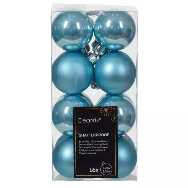 Lote de 16 bolas de Navidad (D40 mm) Alpine