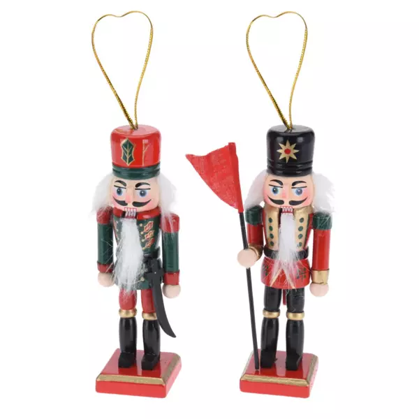 Anhnger-Set 2-tlg Nussknacker Duo Mehrfarbig