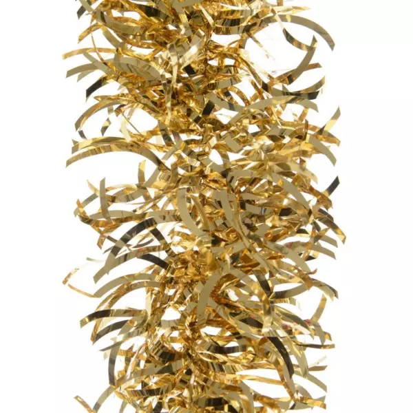 Kerstslinger (D10 cm) golvend Alpine Goud