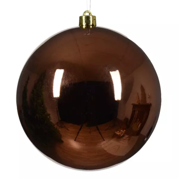 Bola de Navidad (D140 mm) Alpine Café castaño