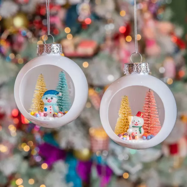 15er Set Weihnachtskugeln Aus Kunststoff – Bruchsicherer Christbaumschmuck In Braun & Anderen Farben, Mit Aufhängeschnur