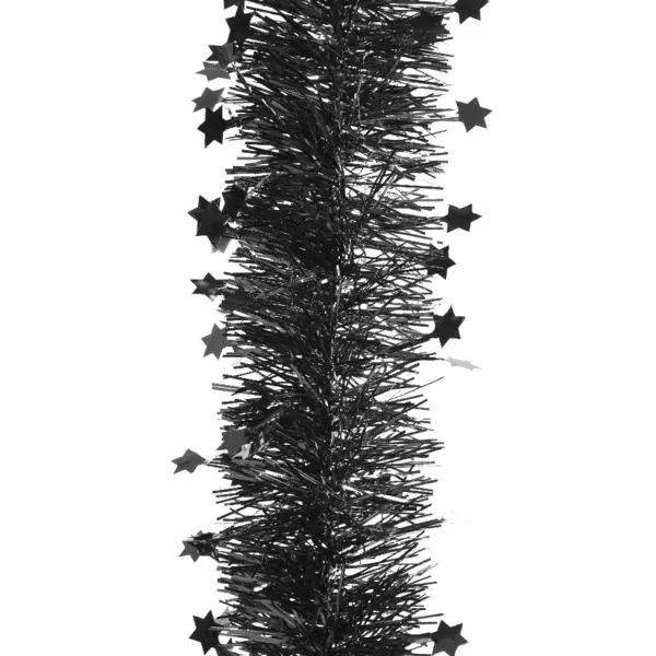 Ghirlanda di Natale (10 cm) toile Alpine Nero