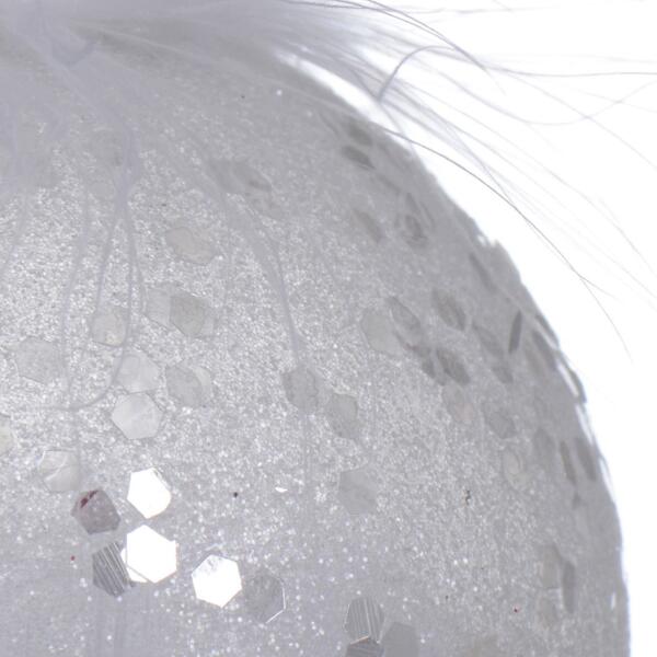 Lot de 12 boules de NoÃ«l transparentes (D80 mm) Glamour  3