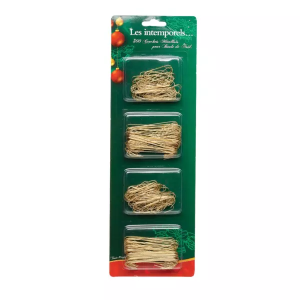 Kerstbalhaakje   Goud