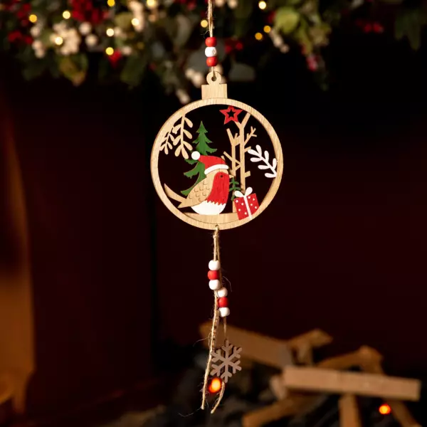Corona de Navidad colgante Lois Multicolor