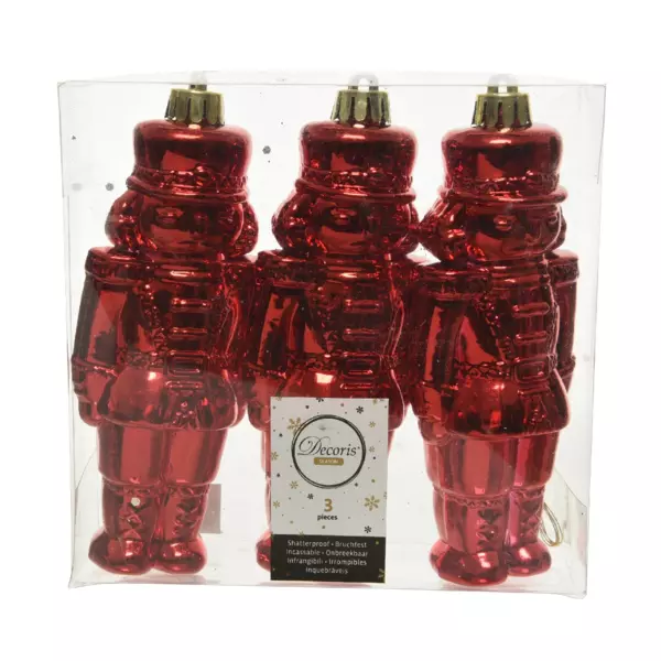 Notenkraker om op te hangen set van 3 G�d�on Rood