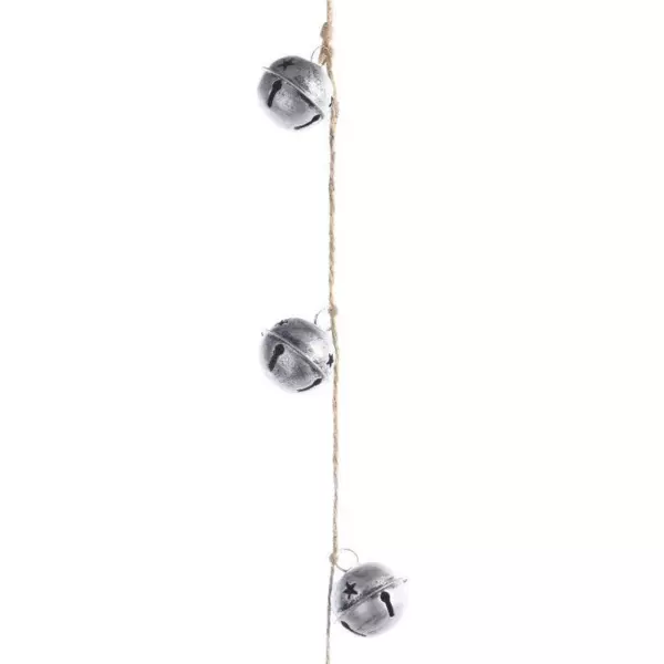 Campanilla para colgar de metal Plata