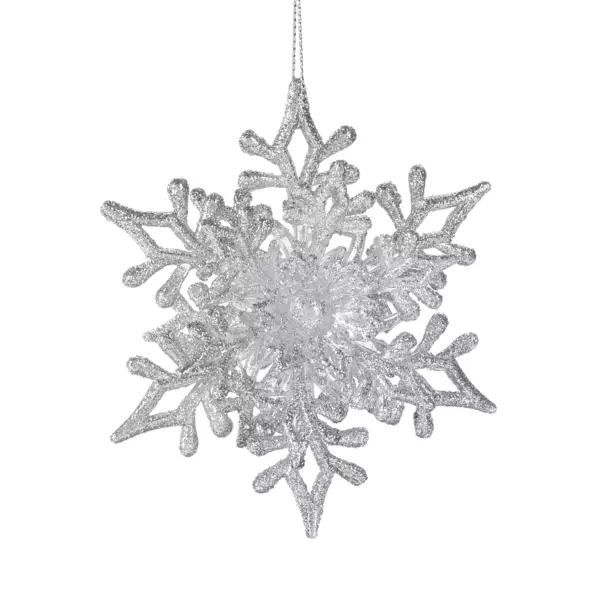 Kerstsneeuwvlok Ferie zilver