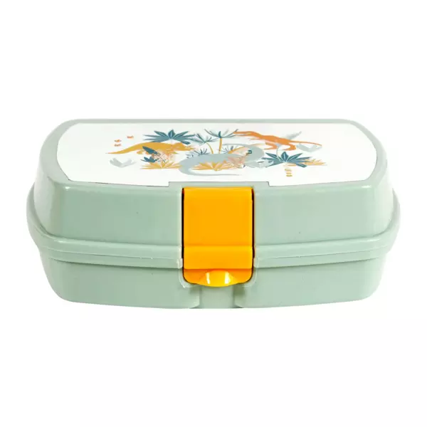 Boîte à gouter enfant (L17 cm) Dino Vert