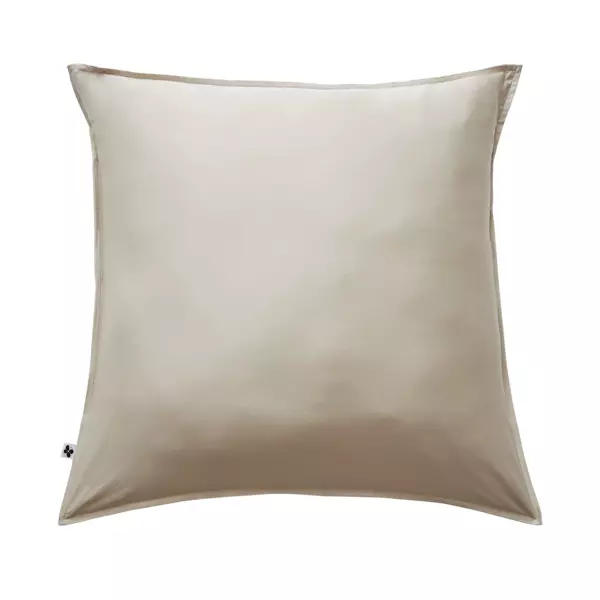 Quadratischer Kopfkissenbezug Bambus-Satin (63 x 63 cm) Salomé Beige