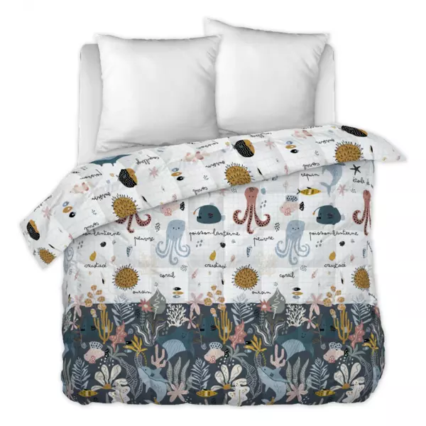 Couette imprimée enfant (260 x 240 cm) Octopia Multicolore