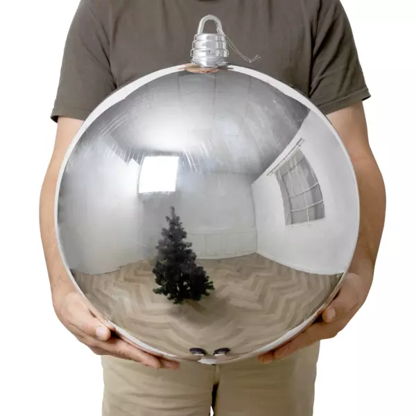 Boule de Noël (D400 mm) New Alpine XXL Argent