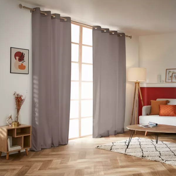 Rideau thermique (140 x 280 cm) Summit Taupe