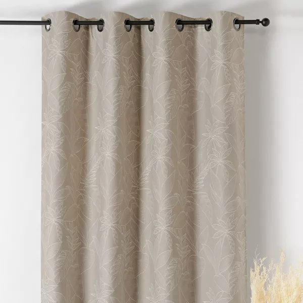 Rideau obscurcissant isolant (140 x 240 cm) Bengale Beige