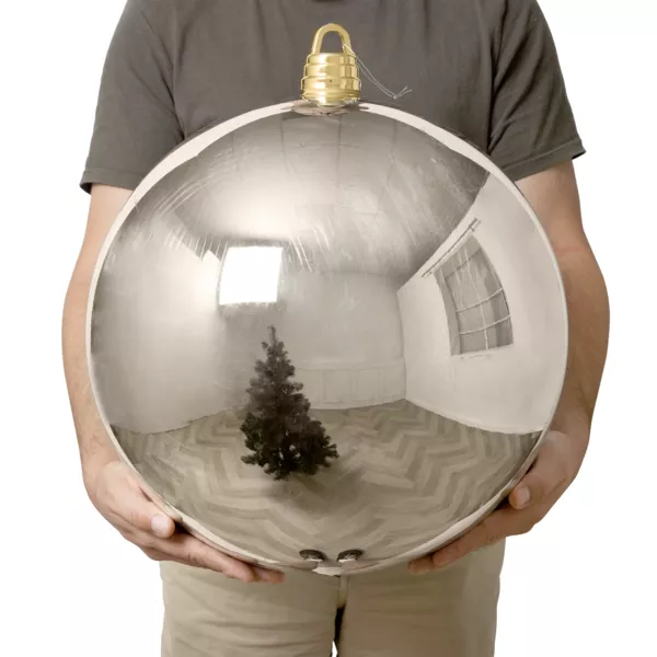 Boule de Noël (D400 mm) New Alpine XXL Perle