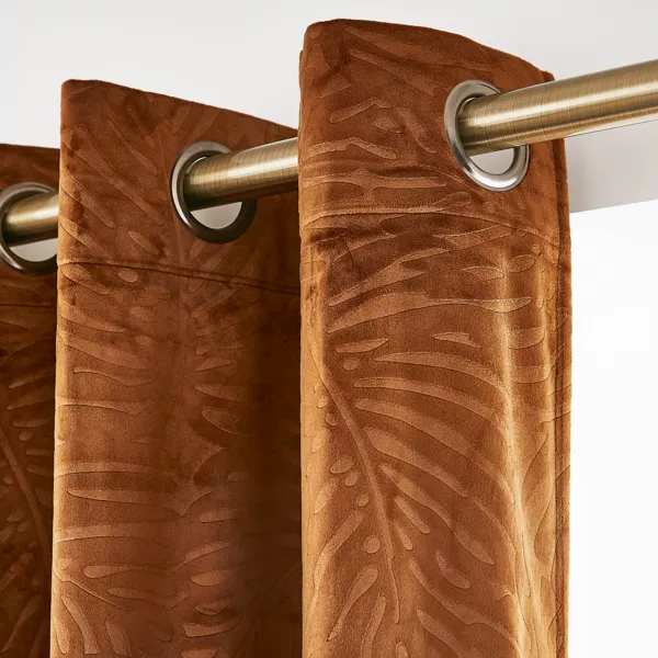 Tenda oscurante velluto (140 x 180 cm) Fern Camel