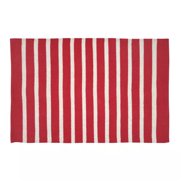 Vloerkleed katoen (60 x 90 cm) Calvi Rood