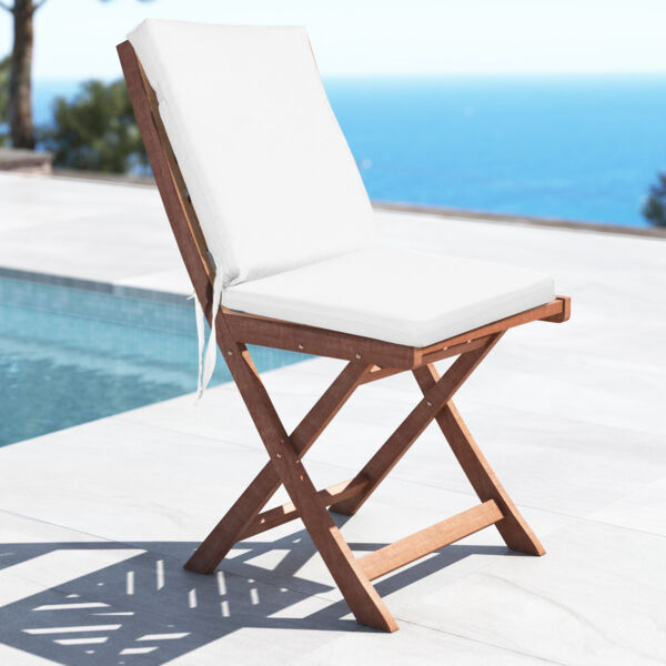 Coussin pour chaise basse, set de 2, hydrofuge, beige, 97 x 49 cm - Votre  boutique en ligne suisse d'articles en matières naturelles