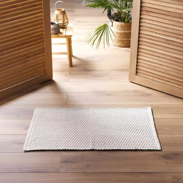 Alfombra en algodón (50 x 80 cm) Alivia Crudo