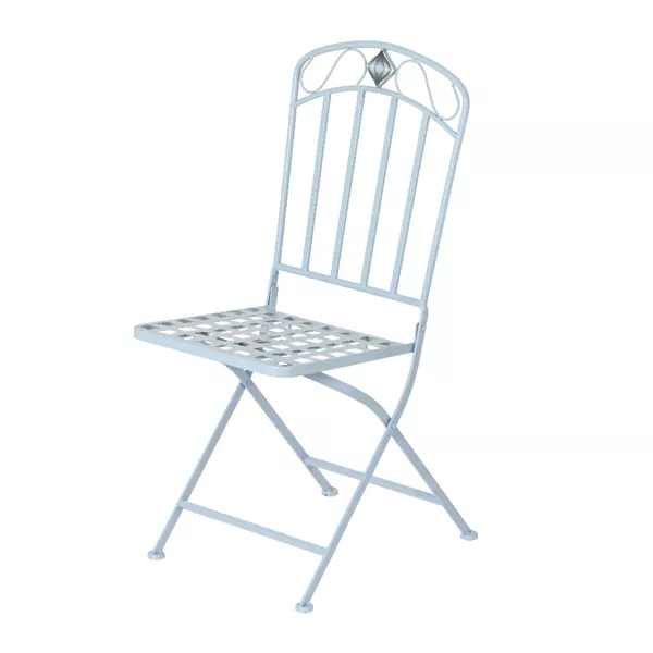 Chaise de bistro pliable Florida Bleu clair