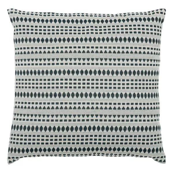 Coussin carré polycoton (38 x 38 cm) Micah Bleu
