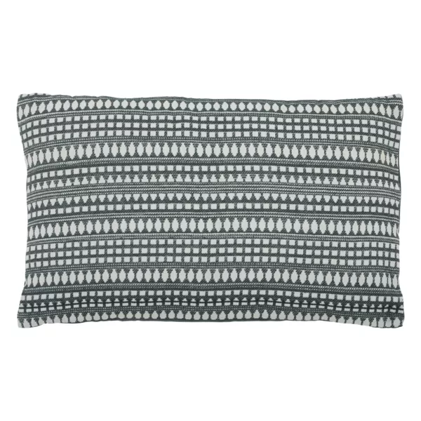Coussin rectangulaire polycoton (30 x 50 cm) Micah Bleu