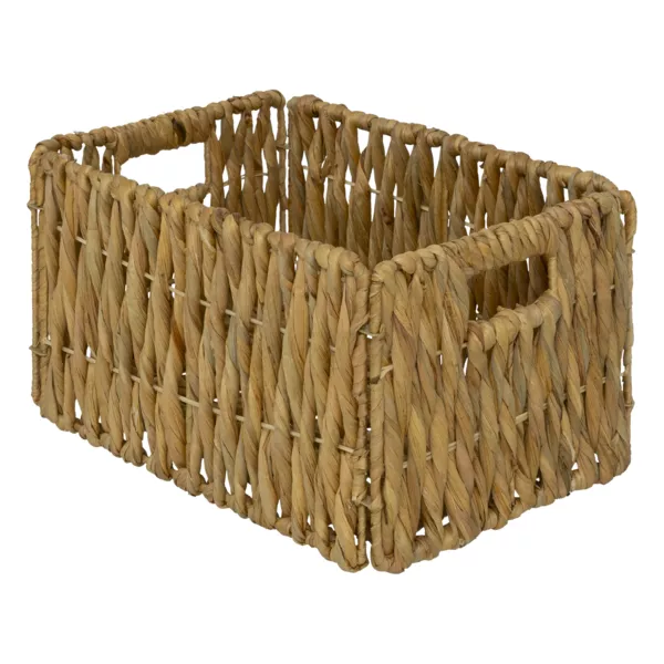 Cesta para ordenar en jacinto de agua (34 x 24 cm) Maura Marr�n