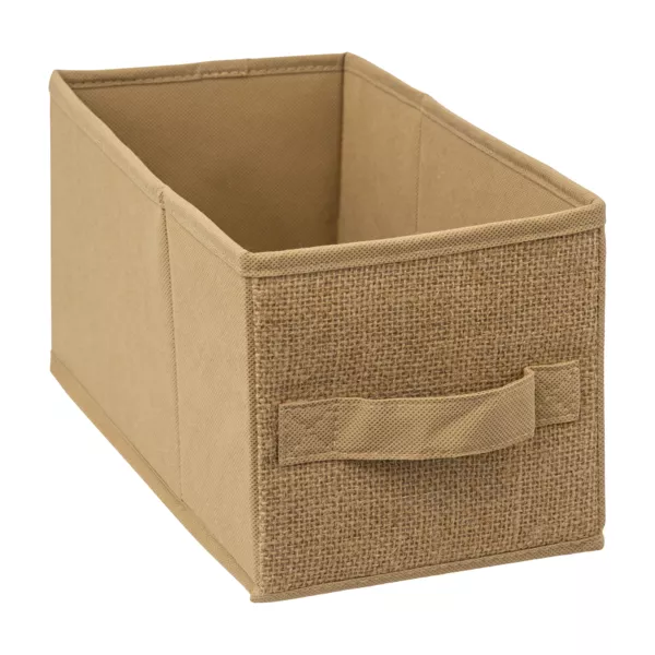 Cesta para ordenar en yute (15 x 31 x 15 cm) Naro Beige