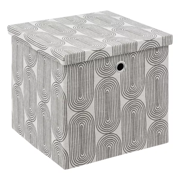 Panier de rangement (31 x 31 x 31 cm) Rainbow Gris