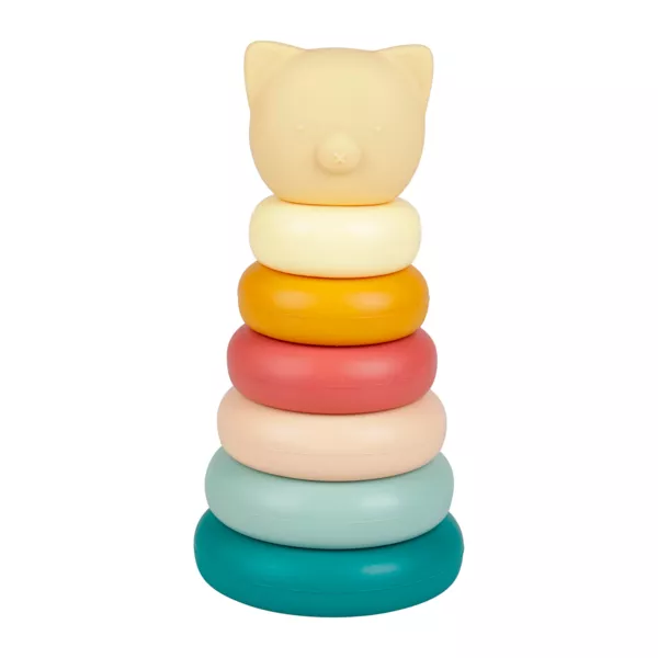 Stapelturm Baby Silikon (16 cm) Ours Mehrfarbig