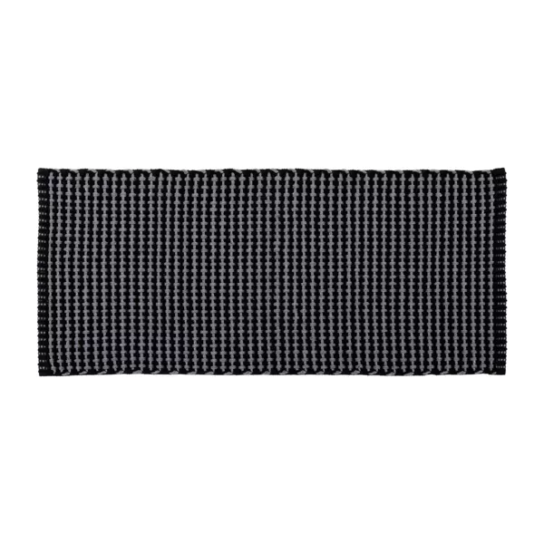 Tapis de salon coton (50 x 120 cm) Mimetisme Gris anthracite et noir