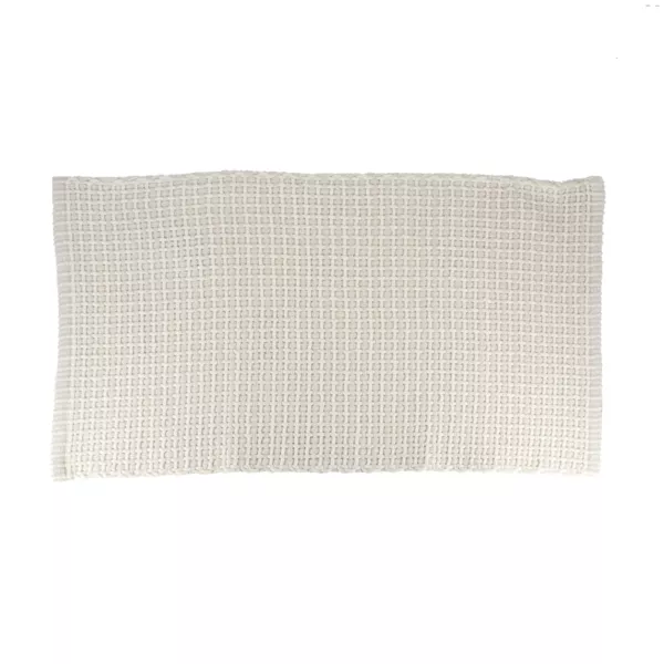 Tapis de salon coton (50 x 90 cm) Mimetisme Blanc et ivoire