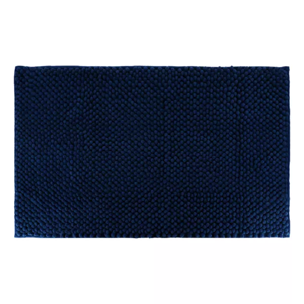 Microvezel badmat (50 x 80 cm) Marineblauwe bollen
