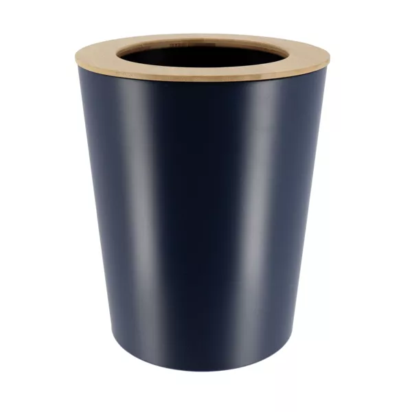 Cubo de basura para ba�o 5L Purebamboo Azul marino