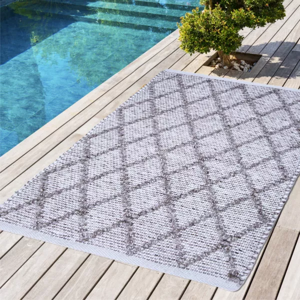 Tapis d'extérieur rectangulaire (50 x 80 cm) Orlando Sable