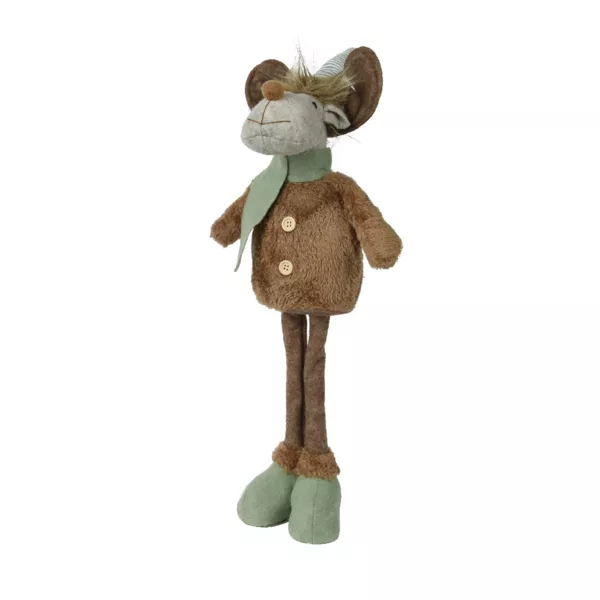 Dekoratives Rentier Weihnachten (H60 cm) Billie Weiße Minze