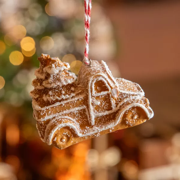 Camionnette de Noël à suspendre (H7 cm) Pain d'épices gourmand