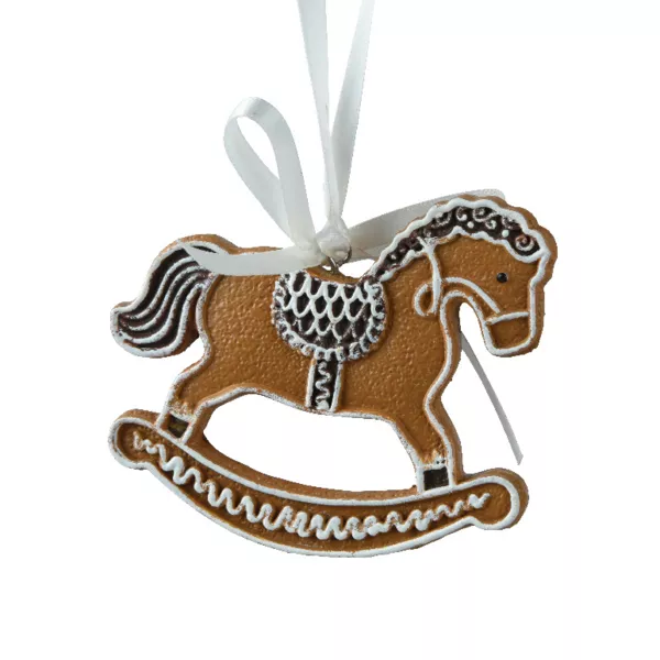 Caballo mecedora para colgar (H10 cm) Bonnie Pan de jengibre gourmet