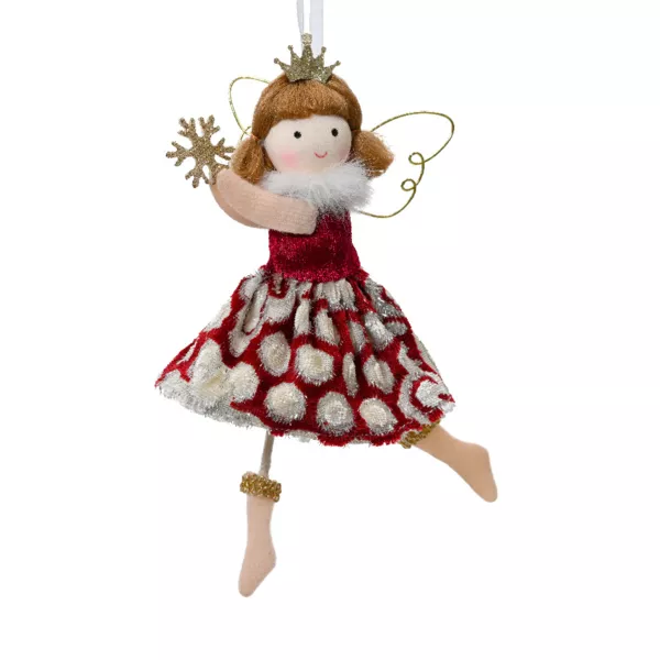 Ange de Noël à suspendre (H17 cm) Adèle Bordeaux